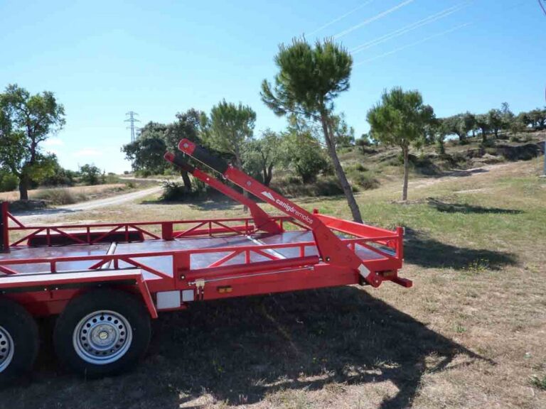 Grua hidràulica cistella